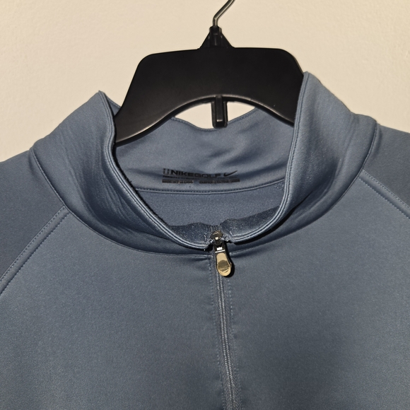Nike Fit Therma Mens Golf 1/4 Zip Pullover XXL BLUE - Picture 7 of 11